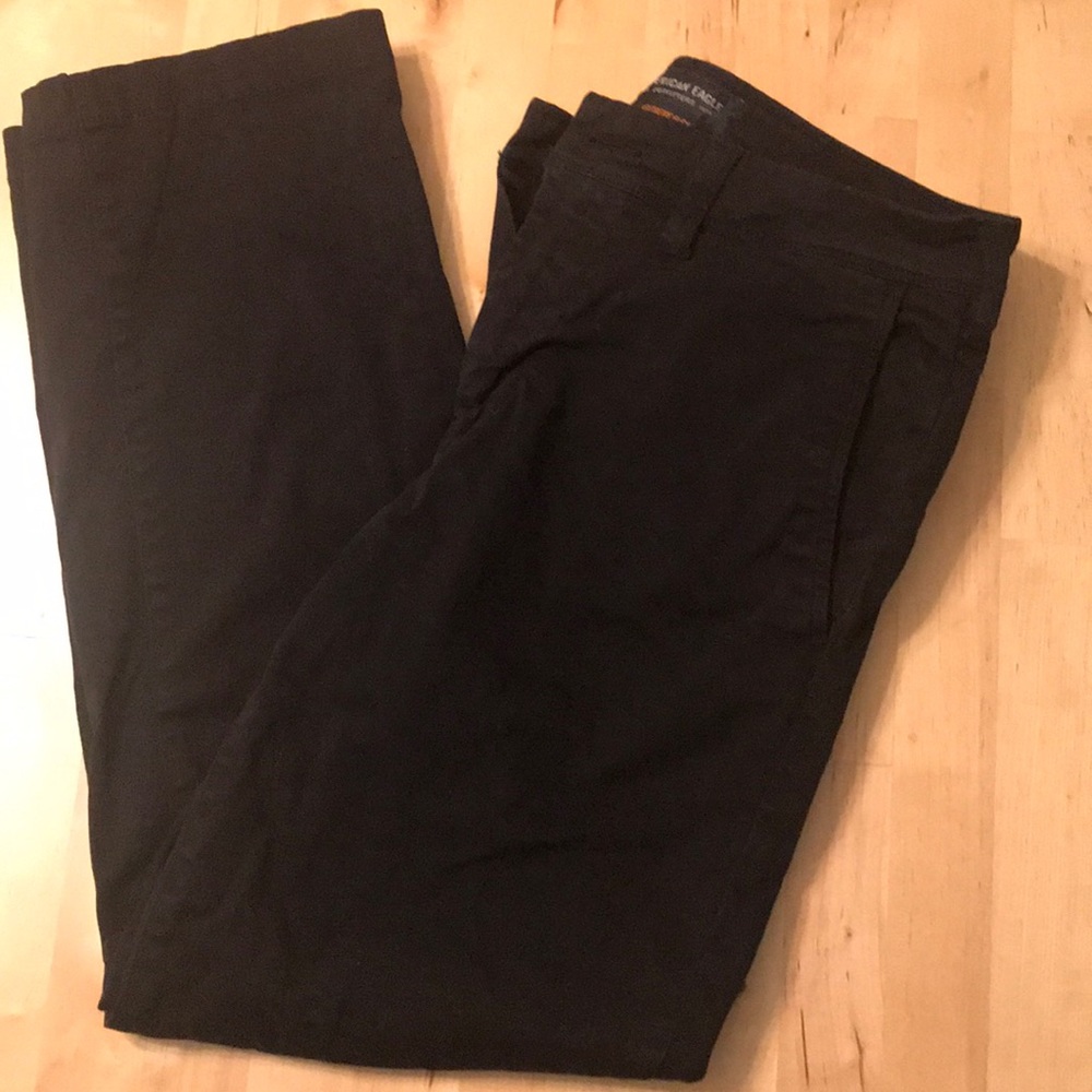 American Eagle Black Extreme Flex Chino Pants